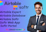 setup airtable database, crm, automation, integration and softr portal